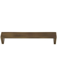 Ultima II Bar-Style Cabinet Pull - 6 inch Center-to-Center in Antique Brass.